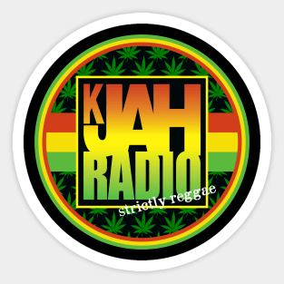 kJah Radio strictly reggae Sticker